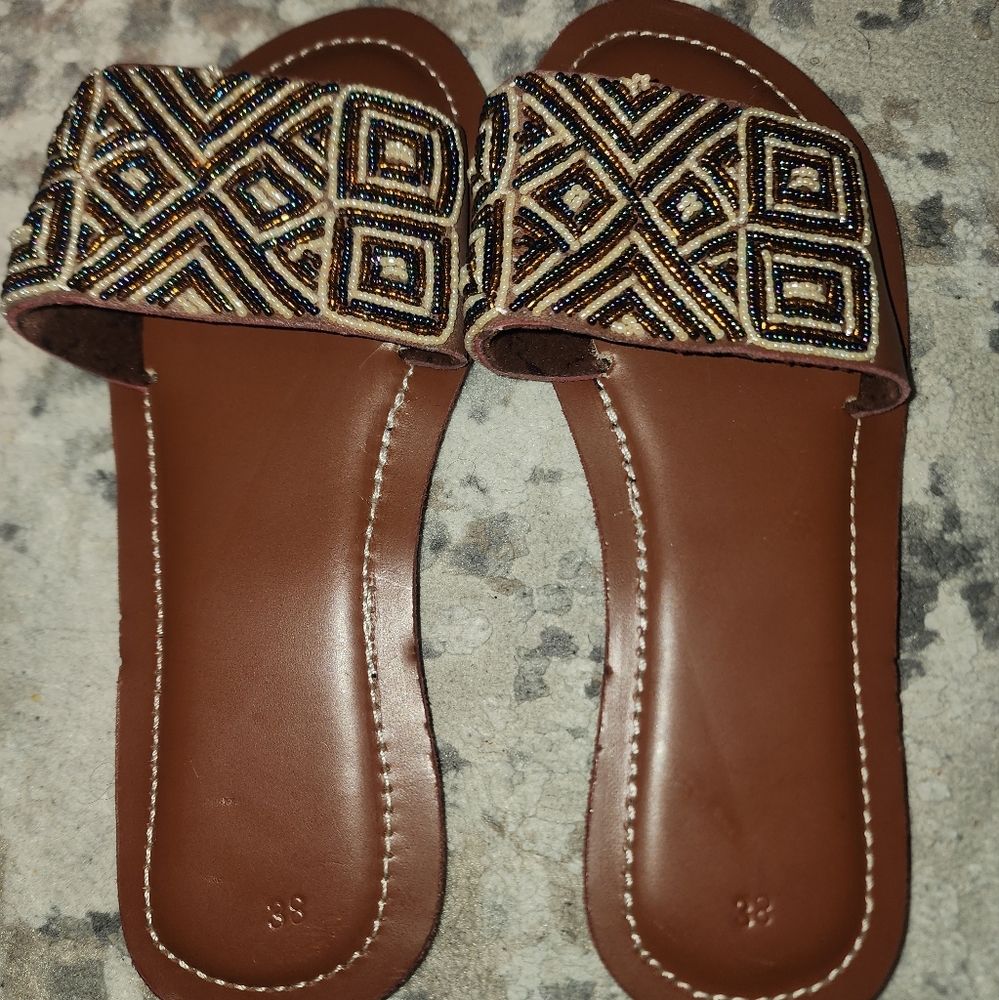 Brand New Beaded Slides